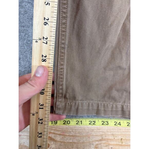 VTG Gramicci G Pants Mens Medium Khaki Workwear Belted Climbing Hiking Outdoor - Picture 4 of 10